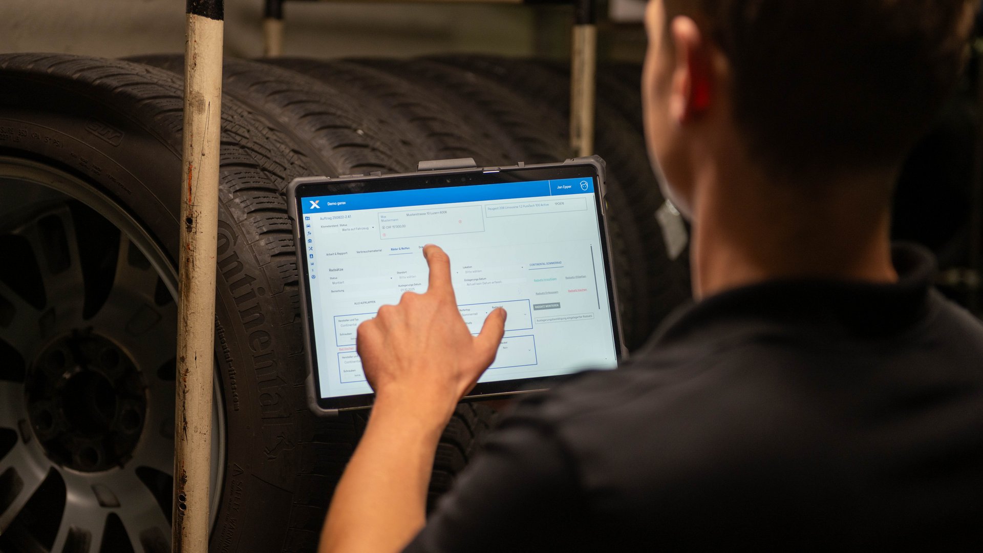 Lagerverwaltung Autogarage